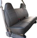 Custom-FIT Artificial Leather Front Bench seat Covers Designed for Ford F-250 350 450 (Charcoal) - color: Charcoal