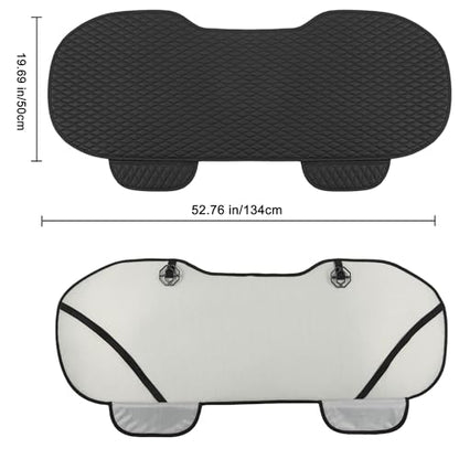 West Llama Pu Leather Car Seat Bottom Covers Protectors Include 1 Rear Bench Seat Cover Universal Fit 90% Vehicles,Black - color: E-Black, size: Universal Fit - Rear Only
