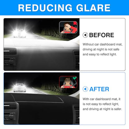 Autorder Dashboard Cover Mat for Honda Civic 2001-2005 Accessories Dash Cover Upgrade Flannel Dash Mat Sunshade Glare UV Rays Protector - size: 2001-2005 Honda Civic