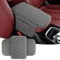 Car Center Console Cover, Upgraded Microfiber Car Armrest Cover Cushion, with 2 Storage Bags Scratch, Resistant Leather Cars Armrest Storage Box Universal Vehicles Accessories (Gray) - color: Gray