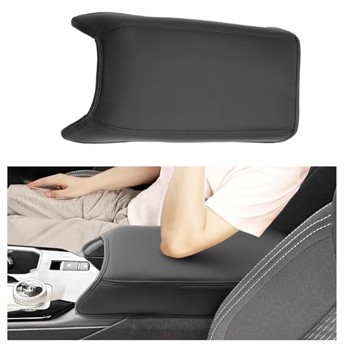 SXCY for 2025 2026 Mitsubishi Outlander Armrest Cover [Outlander Gas Only] for 2025 2026 Mitsubishi Outlander Accessories 2025 2026 Outlander Center Console Cover Middle Console Cover (Thin Cover) - color: 2025 2026 Outlander Thin Leather Cover