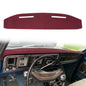 Dashboard Cover Custom Fit for Ford 1973-1979 F100 F150 F250 F350 Bronco Pickup Truck, Dash Cover Pad Carpet Protector (Maroon) - color: 1973-1979 Maroon