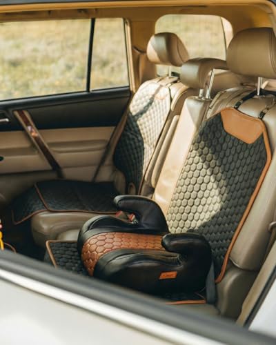 Set Seat Back Organizer & Car Seat Protector Hexy Waterproof & Non-Slip Protector for Child Car Cushion for Leather and Fabric Seats (Hexy 2pcs) - color: Hexy 2pcs