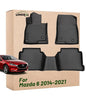 Car Floor Mats Replacement for Mazda 6 2014-2021 Heavy Duty Liner Custom Fit All Weather Protection Carpets Coverage Waterproof Durable Odorless Accessories for Dad ﻿