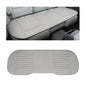 Leather Car Seat Cover, Breathable Rear Seat Bottom Cushion Pad Filling Bamboo Charcoal, Comfortable Anti-Slip Vehicle Long Bench Cover with Storage Pockets, Car Accessories (Gray) - color: Gray