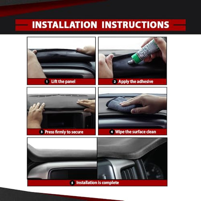 Dash Cover Dashboard Compatible with LX ES350 2007-2012 Black Dash Board Cover