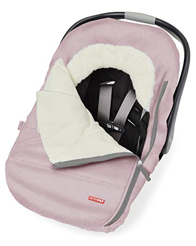 Skip Hop Winter Car Seat Cover, Stroll & Go, Pink Heather - color: Pink Heather