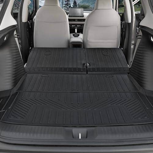 Cargo Mat for Honda HR-V 2026 2025 2024 2023(Hybrid & Gasoline), Full Coverage All Weather Trunk Cargo Liner with Backrest Protectors for Honda HRV Accessories