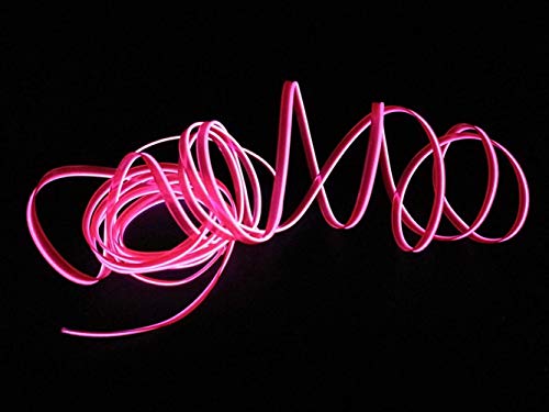 ABALDI Car Light El Wire Car Interior Trim Light Strip for Car Interior Decoration(3m/9ft,Pink)
