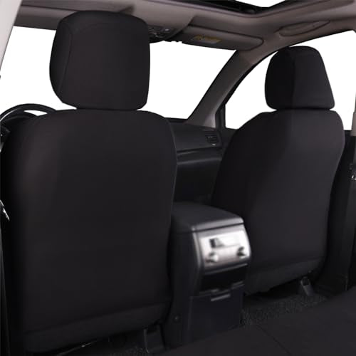 Flying Banner Car Seat Covers Full Set Front Seats and Rear Bench Polyester car seat Protectors Black Gray Purple airbag Compatible Rear Bench Split (Black Blue) - color: Black Blue