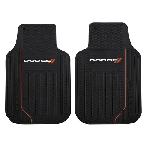 Plasticolor Elite 'Dodge' Automotive Floor Mat Set, (001468R01), Black
