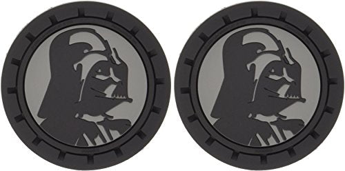 Plasticolor 000673R01 Star Wars Darth Vader Auto Car Truck SUV Cup Holder Coaster 2-Pack