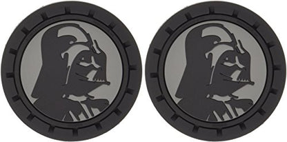 Plasticolor 000673R01 Star Wars Darth Vader Auto Car Truck SUV Cup Holder Coaster 2-Pack