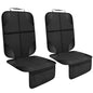 EcoNour Car Seat Protector 2 Pack, 600D Waterproof Fabric with Thick Padding, Non-Slip Backing, Seat Cover Mat for Baby Car Seat & Pets, Guards Against Spills, Stains & Scratches - size: 2-Pack