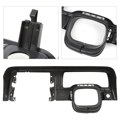 G-PLUS Dash Bezel Trim Speedometer Cluster Bezel Compatible with 1997-2001 Jeep Cherokee XJ 5EJ84LAZAC - size: 1997-2001 Jeep Cherokee XJ | Dark Gray