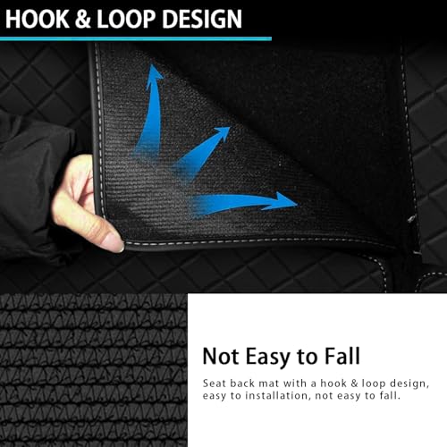 Cargo Mat & Backrest Mat for 2021-2025 Toyota Sienna (Without Spare Tire) - All Weather Leather Full Wrap-Around Trunk Mat Waterproof Cargo Liner - Car Mat for 2021-2024 2025 Sienna Accessories - style: (5)Toyota Sienna 2021-2025 Cargo Mat(without spare t