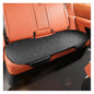 Car Rear Seat Cover, Comfortable Linen Automotive Seat Pad with Storage Pocket, Anti-Slip Breathable Vehicle Seats Protection Mat, Universal Car Bench Seats Pad for SUV, Truck (Black-L) - size: Black-L