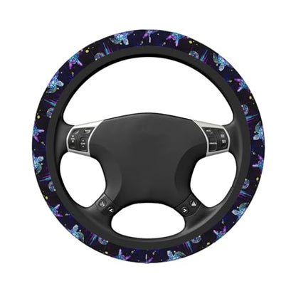 Sea Turtle Steering Wheel Cover Anti-Slip,Sweat Absorption Universal 15 inch Steering Wheel Covers Cute car Accessories for Men Women - color: 12