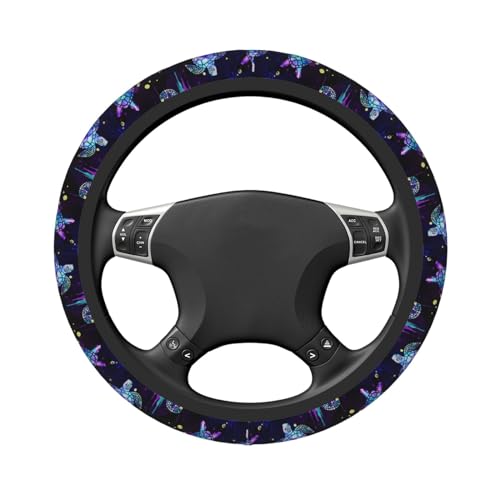 Sea Turtle Steering Wheel Cover Anti-Slip,Sweat Absorption Universal 15 inch Steering Wheel Covers Cute car Accessories for Men Women - color: 12