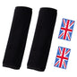 2 Pack Soft Seat Belt Cover Pad (UK-Flag) - Comfortable Seatbelt Covers for All Cars and All Ages - Seat Belt Extender Shoulder Pad - Seatbelt Cushion for Backpack - size: UK Flag