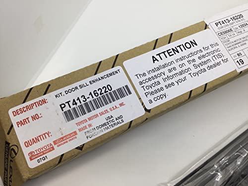 Toyota Genuine Corolla Cross Stainless Door Sill Guards/Protectors (Set of 4) PT413-16220
