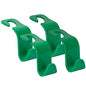 Soleebee 4 Pack Car Headrest Hooks - Universal Auto Hooks, Back Seat Hangers, Storage Organizer (Green) - color: Green