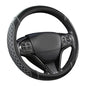 West Llama Customized Auto Car Steering Wheel Cover for Toyota Tacoma,4Runner,Tundra,Sequoia,15.5-16 inch(Diamond Quilted-Black+Gray-Large Size) - color: B-Black+Gray, size: Large Size (15 ½''-16'')