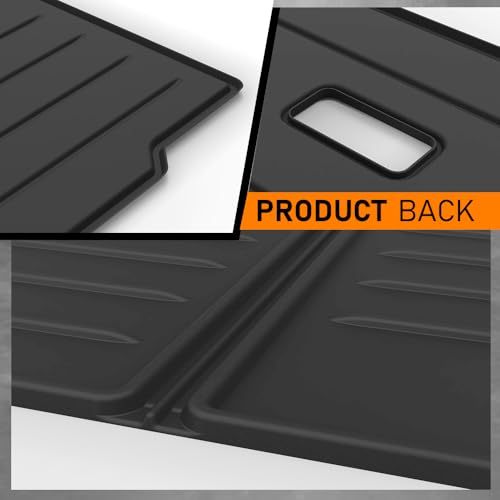 G-PLUS Floor Mats Trunk Mat Fit for Mazda CX-50 2023 2024 2025 w/Seat Back Protection TPE Custom Fit All Weather Full Cover Protection 3 Piece,Black - size: 23-25|Fit Mazda CX-50|3PCS
