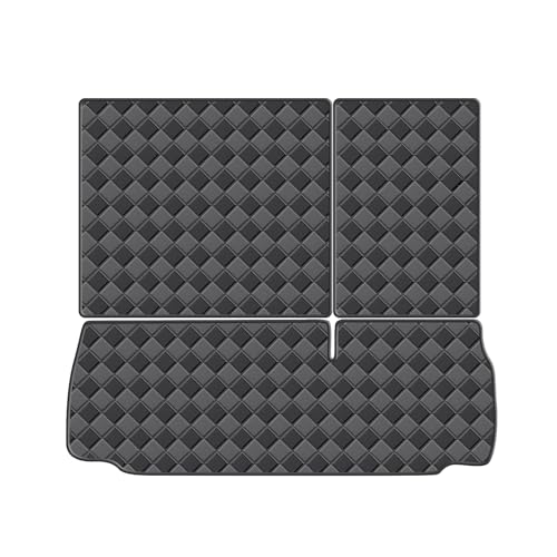 Cargo Mat & Backrest Mats for Toyota Sequoia 2008-2022 Accessories, All Weather Waterproof Rear Cargo Liner Rear Trunk Liner Back Seat Cover Protector - size: Toyota Sequoia 2008-2022