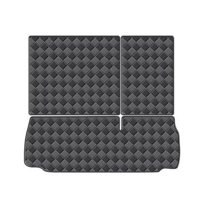 Cargo Mat & Backrest Mats for Toyota Sequoia 2008-2022 Accessories, All Weather Waterproof Rear Cargo Liner Rear Trunk Liner Back Seat Cover Protector - size: Toyota Sequoia 2008-2022