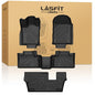 LASFIT Floor Mats for Dodge Durango 2013-2026, Fit 2nd Row Bench Seating(7seats), Not for 2nd Row Bucket Seating 6seats/5 Seats, All Weather TPE Custom Fit Car Mats Floor Liners, Black - style: 5) Durango | 2013-2026 |7 Seats Floor Mats
