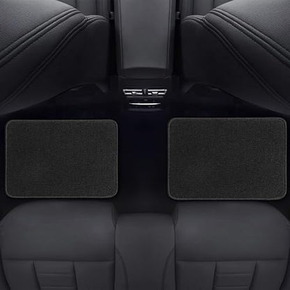 Premium Carpet Car Floor Mats - 4-Piece All-Weather Set with Vinyl Heel Pad - Universal Fit Floor Liners for SUV, Sedan, Van - Anti-Slip Backing, Black - color: Black1