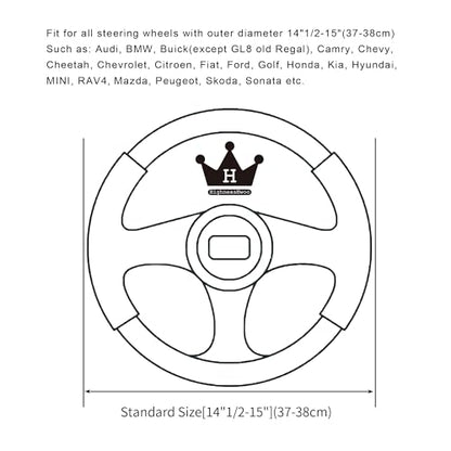 Luxury Fluffy Winter Car Steering Wheel Cover for Women Soft Warm Plush Cute Auto Accessories for Vehicle, Sedan, Universal, Fuzzy, Anti Slip, Gray, Standard Size, 14.75-15.15"