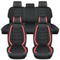 Nilight Car Seat Covers Custom Fit 2007-2024 Chevy Silverado GMC Sierra 1500 2500HD 3500HD Double Extended Crew Cab Waterproof Faux Leather Cushion Full Set for Pickup Truck - color: Full Sets 5 Seat, style: Chevy Silverado/GMC Sierra 2007-2024