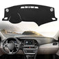 Leather Dashboard Dash Cover Mat Carpet PU Compatible with 2015-2017 2018 2019 Hyundai Sonata - style: 15-19 Hyundai Sonata