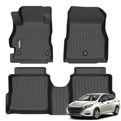 Wailtnb-Floor Mats Liner Fit for Nissan Versa 2020-2025 All Weather Liners Custom Fit Nissan Versa 2020-2025 Durable Accessories - style: 63|For Nissan Versa | 2020-2025 | Mat
