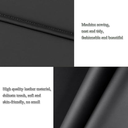 2Pcs Leather Car Seat Back Protectors Kids Kick Mats Waterproof Backseat Covers for Sienna 2021-2025,2026Interior Accessories (Black)
