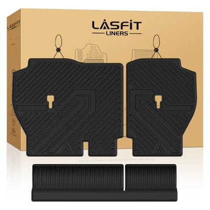 LASFIT Rear Seat Back Protector for Honda CRV 2023-2026 (Gasoline & Hybrid & e:FCEV), All Weather TPE Pet Friendly Custom Fit CR-V Second Row Back Seat Cover Backseat Mat Liner (Upper & Lower Postion) - style: 1）For Honda CR-V| 2023-2026 | Seat Back Prote
