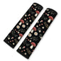 2Pcs Soft Auto Seat Belt Cover Pad Mushroom Daisy Flower Plant Print Colorful Car Seatbelt Shoulder Cushion for Comfortable Driving, Compatible with All Cars' Seatbelt and Backpack Straps - color: Mushrooms