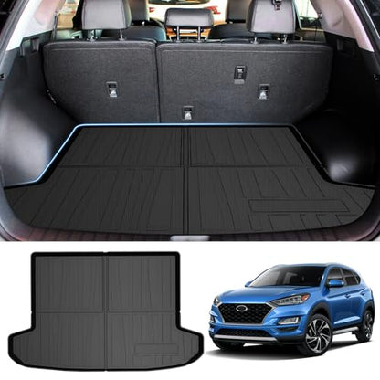 Powerty Trunk Mat for 2016-2020 2021 Hyundai Tucson Accessories Cargo Mats TPO All Weather Cargo Liner Heavy-Duty Trunk Liners (Not fit Hyundai Tucson NX4) - size: Cargo Mat｜For｜16-21｜Hyundai Tucson