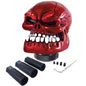 Skeleton Shifter Knobs Skull Gear Lever Handle Car Shift Head Fit Most Manual Automatic Transmission, Red - color: Red