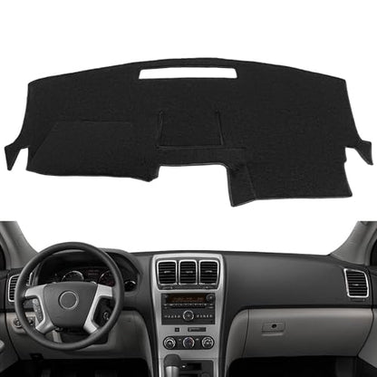 Dash Cover Mat Custom Fit for GMC Acadia Without Headup Display Dashboard Pad Cap Carpet Protector K296 (Black)