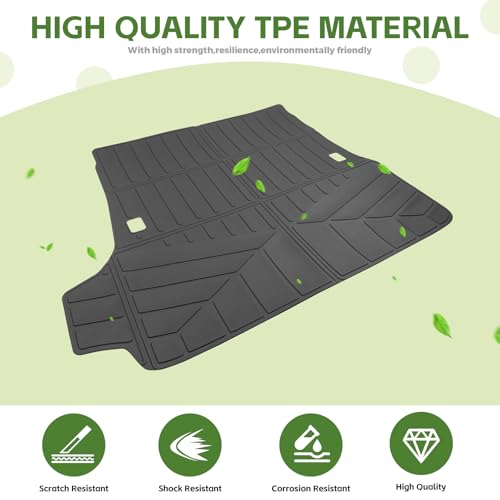 Trunk Mat for 2025 2026 Toyota 4Runner 5 Seats Gas, Rear Cargo Mat All Weather TPE Protector Trunk Liner Accessories(Not for Hybrid EV/i-Force MAX) - size: 5Seats-Trunk Mat