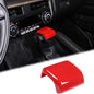 Aunginsy Car Gear Shifter Hand Brake Trim Cover Compatible with Toyota Tacoma 2026 2025 2024 & 4Runner 2026 2025, Automatic Center Console Gear Shift Head Knob Scratch Protector Cover ABS Accessories - color: Red(A)