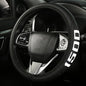 Microfiber Leather Truck Steering Wheel Cover fit Dodge Ram 1500 Chevy Silverado GMC Sierra 1500 Steering Wheel Cover 15-16.5Inch -White - color: 1500-white