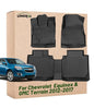 Car Floor Mats Replacement for Chevrolet Chevy Equinox 2012-2017 & GMC Terrain 2012-2017 Heavy Duty Custom Fit All Weather Coverage Carpets Liners Accessories for Dad ﻿ - size: Floor Mats for Equinox & Terrain 2012-2017