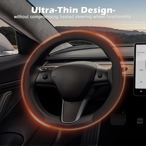 Nappa Leather Steering Wheel Cover,Universal Fit 15 Inch-Premium Non-Slip Breathable Comfort Grip for Cars Trucks SUVs,Anti-Slip Durable Interior Upgrade Black - color: Black