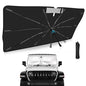 Windshield Sun Shade Umbrella Custom Fit for Jeep Wrangler JL 2018-2025 2026 Foldable UV Protection Car Cover, Emergency Rain Shield & Dashboard Protector - Durable Auto Accessory - size: For Jeep Wrangler JL 2018+