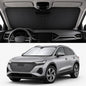Audi Q3 Q4 Q5 Windshield Sun Shade, Custom Fit Foldable Front Window Sunshade Protector, Blocks UV Rays and Reduces Heat, Fits 2019–2026 Models - size: for Q3 Q4 Q5 2009-2025