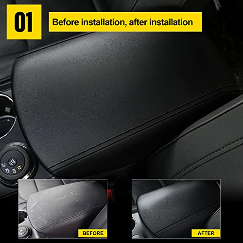 Armrest Console Console Covers for Ford Explorer 2011-2019 Black - color: black